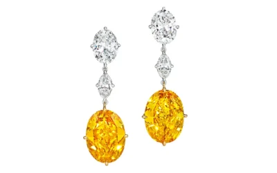 Rare Yellow Diamond Earrings Could Fetch $12 Million at Auction